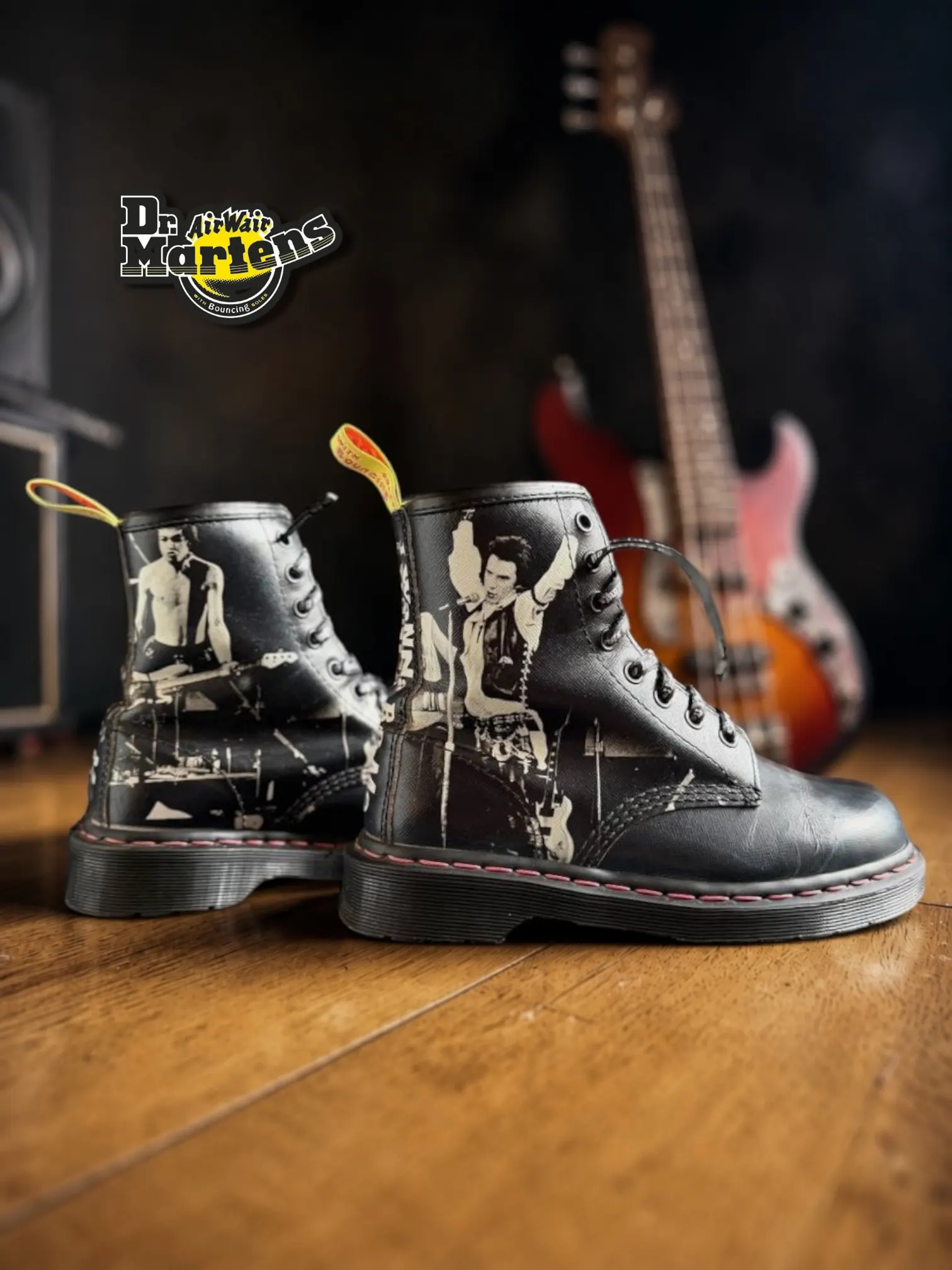 Ботинки Dr. Martens x Sex Pistols винтаж